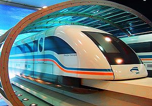 Die Magnetschwebebahn in Shanghai (Transrapid)