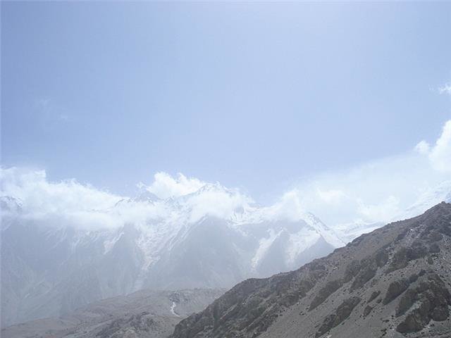 Gletscher in Xinjiang Gletscher in Xinjiang