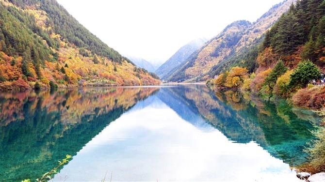 Jiuzhaigou im Oktober Jiuzhaigou im Oktober