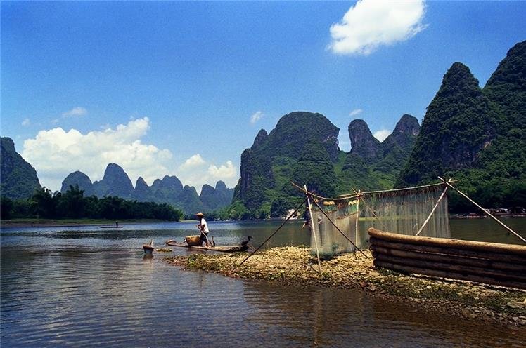 Der Li Fluss in Guilin Der Li Fluss in Guilin