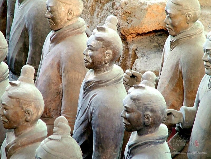 Eindruck von Xian zu der Terrakotta Armee