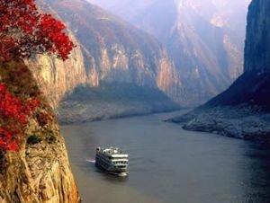 Yangtse Landschaft Yangtse Landschaft
