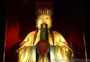 Zhuge Liang, wer bekannt für seine Klugheit in China (181-234) ist.