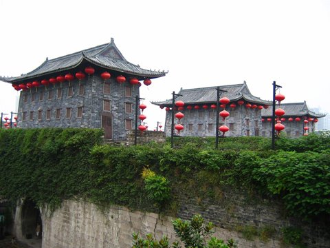 das Zhonghua Tor, das größte Tor in Nanjing