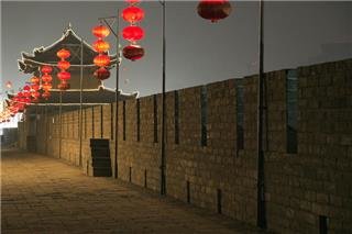 die Stadtmauer in Xi'an