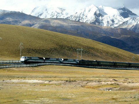 Die Qinghai Tibet Eisenbahn