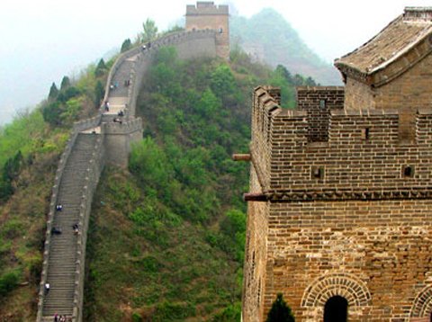 Huangya Pass, ein Abschnitt der Chinesischen Mauer 