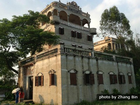 Kaiping Diaolou und Dörfer,  die bekannte Attraktion in Guangzhou auf der UNESCO-Liste des Welterbes
