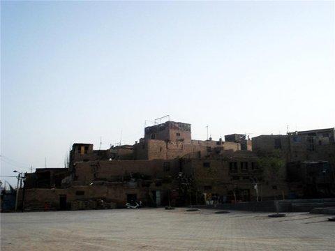 Die alte Stadt von Kashgar, bekannte Sehenswürdigkeit in Kashigar