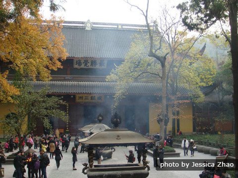 Linyin Tempel und Feilai Feng, eine der Welterben in China