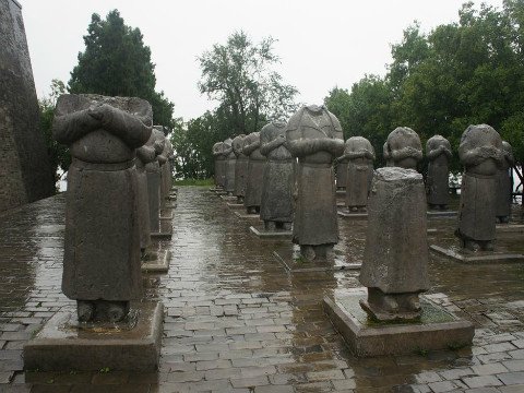 Qianling Mausoleum, die Grabstätte von der Tang Dynastie 