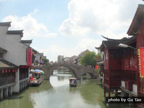 Die Qibao Altstadt Shanghai, guter Platz, Shanghais Vergangenheit zu kennen