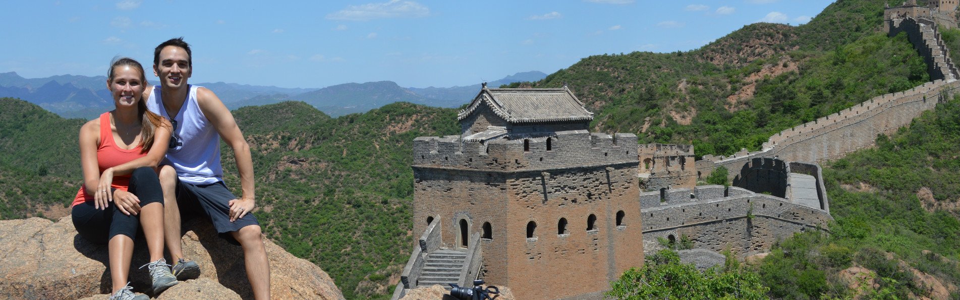 Wandern auf Chinesische Mauer