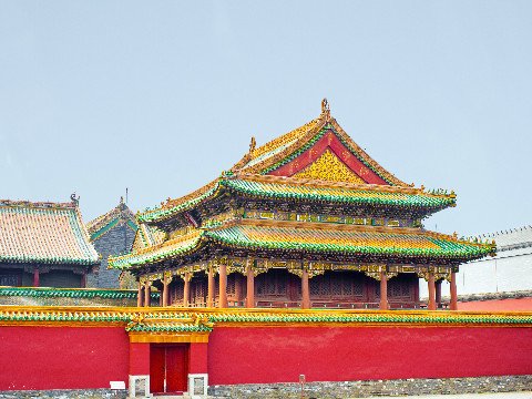 Der Kaiserpalast in Shenyang, die beliebteste und bekannteste Touristenattraktion in Shenyang
