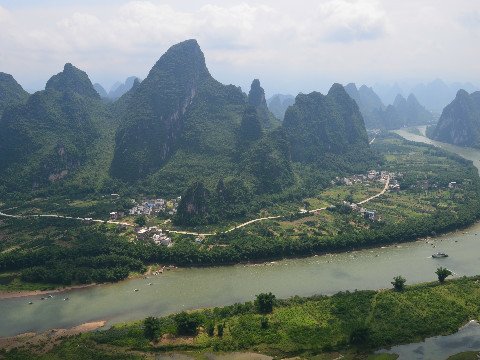 Eindruck von der Umgebung des Xianggongshan Berges