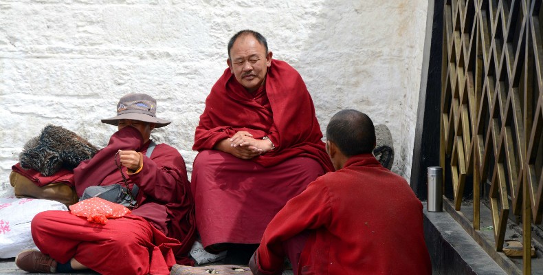Tyisches Kloster in Tibet