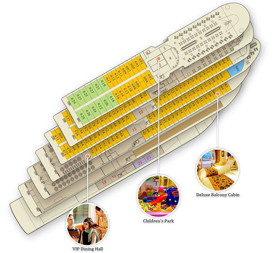 Deck Plan President 7