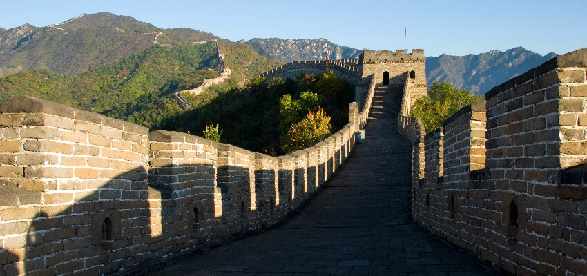 Die Mutianyu Chinesische Mauer