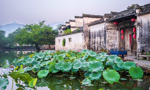 alte Konstruktionstour in Huangshan