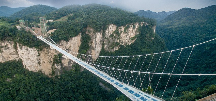 gläserne Brücke Zhangjiajie