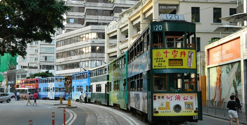 le bus de Hongkong