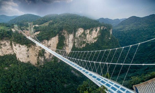 Tagesreise zur Zhangjiajie Grand Canyon Glasbrücke