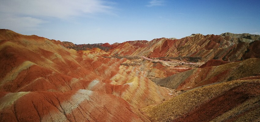 Zhangye Danxia Landschaft
