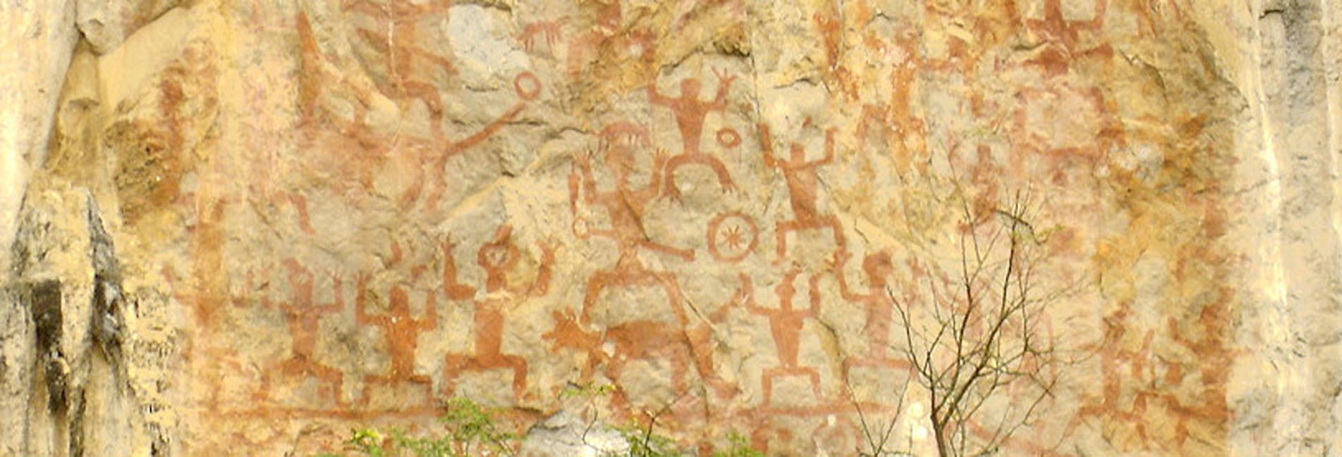 UNESCO-Welterbe Felsmalereien am Berg Hua