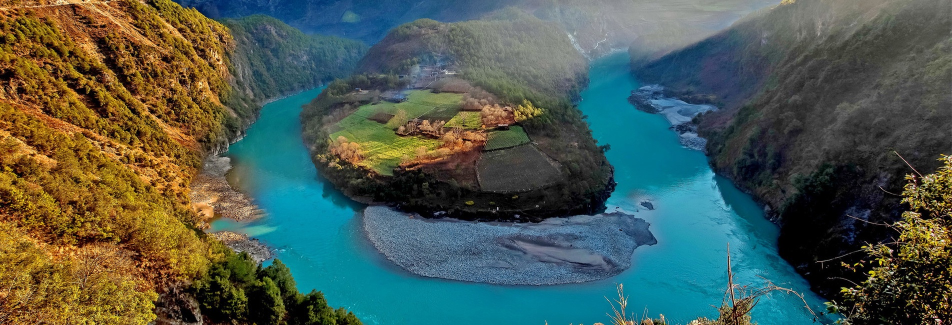 UNESCO-Welterbe Drei parallel verlaufenden Flüsse vom Yunnan Schutzgebiet