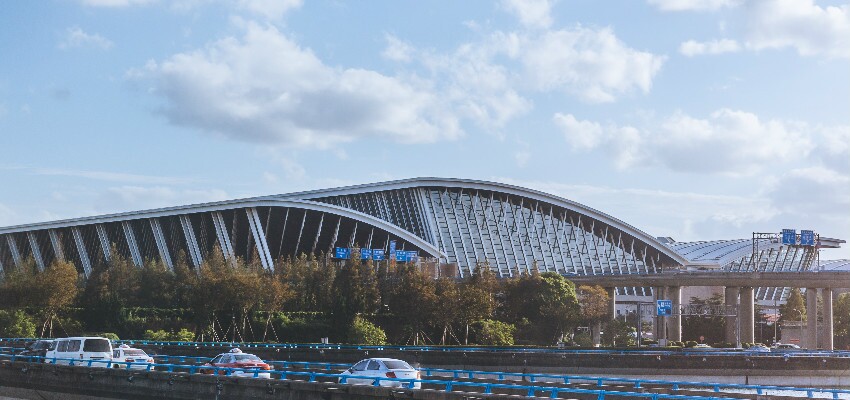 Der Shanghai Hongqiao Internationale Flughafen