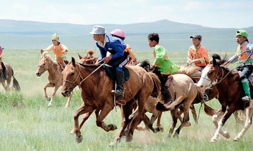 Pferd Reiten Mongolei