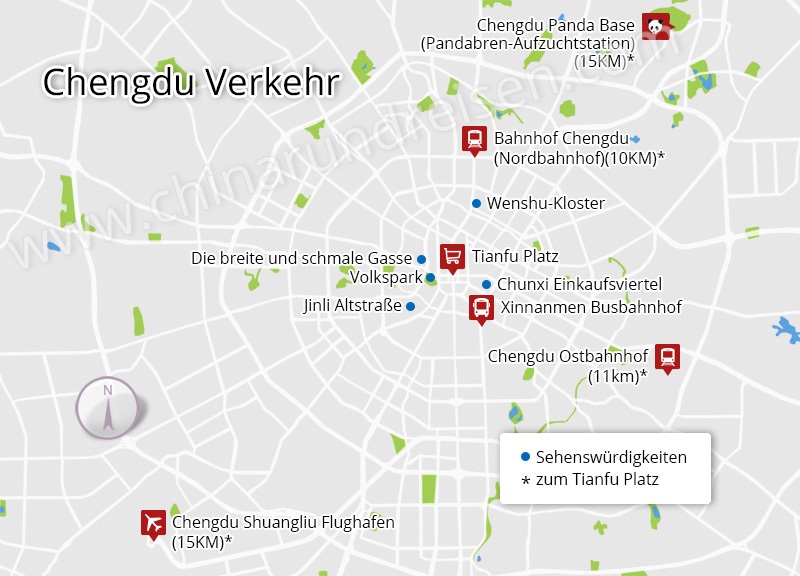 Chengdu Verkehr