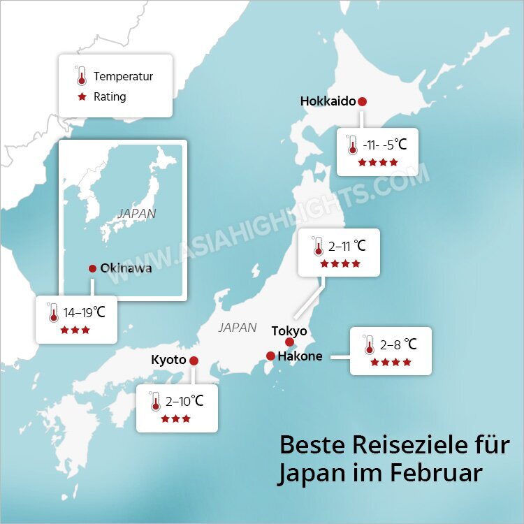 Japan Wetter Februar