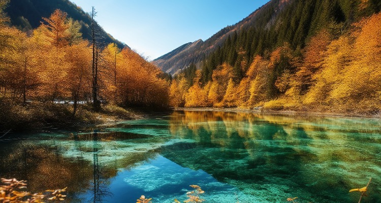 Jiuzhaigou - Fünf-Farben-See