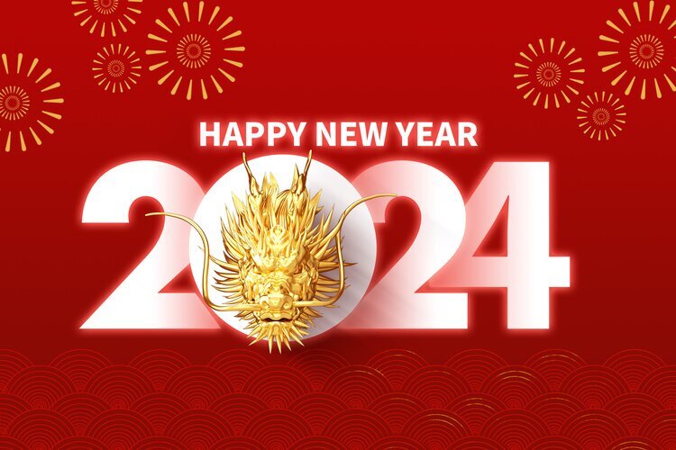 Chinesisches Neujahr Grüße