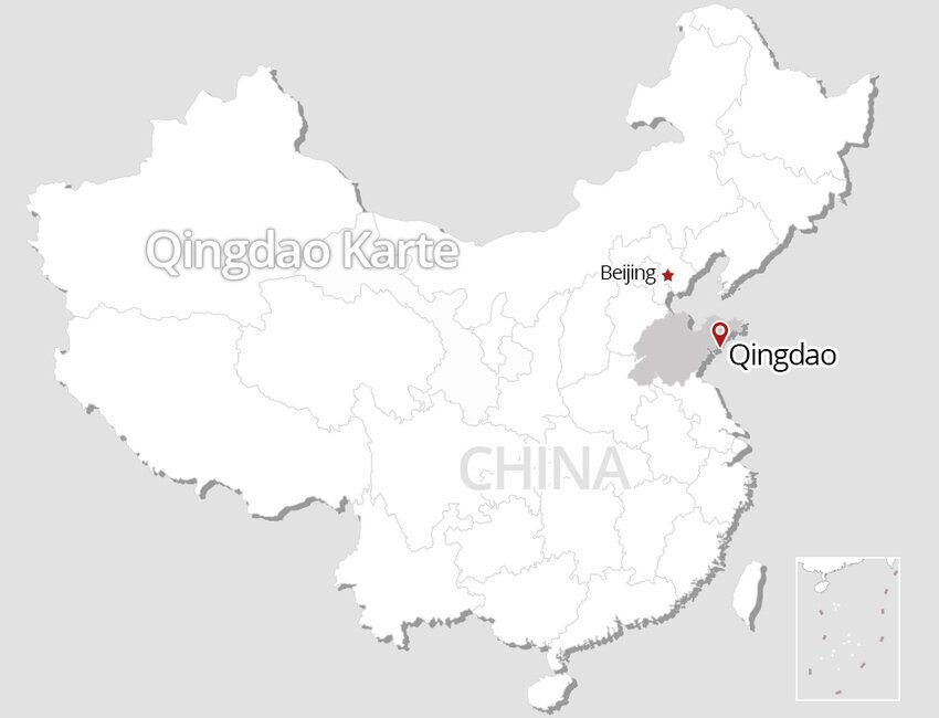 Qingdao Karte