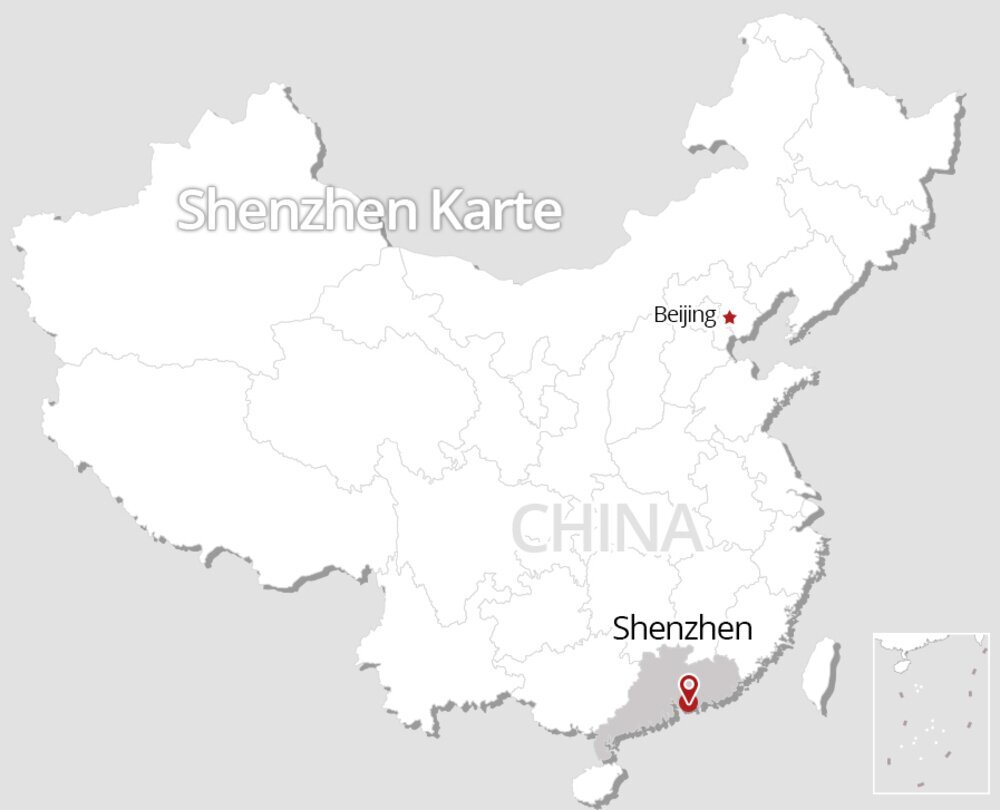 Shenzhen Karte