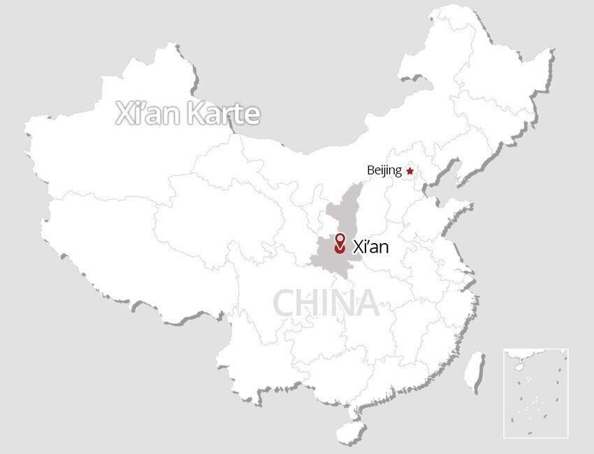 Xi'an Karte