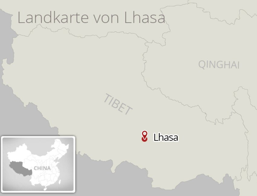 Lhasa Karte