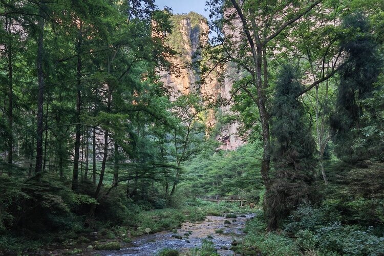 Zhangjiajie Nationalpark: Jinbian Xi 