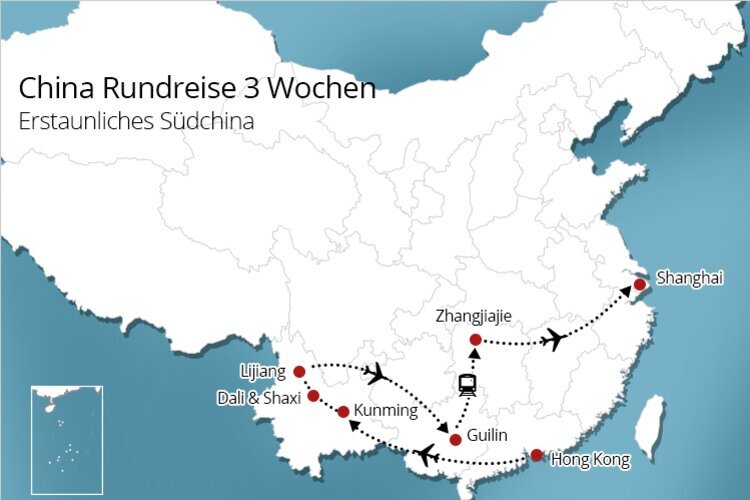 China Rundreise 3 Wochen