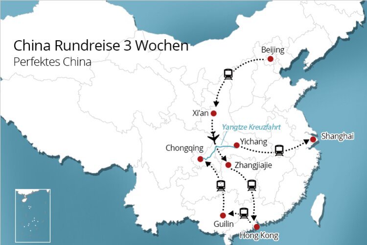 China Rundreise 3 Wochen:Perfektes China