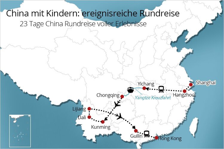 China Rundreise 3 Wochen